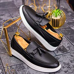 cu talpa înaltă albă – AD408-Mocasini Casual