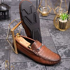 Piele croc maro – AD439-Mocasini Casual