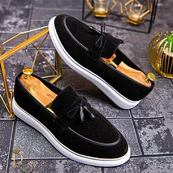 Talpa înaltă alba – AD487-Mocasini Casual