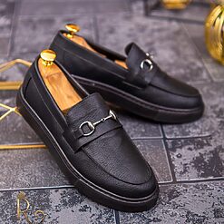 Mocasini de barbati casual negri talpa inalta ultra usoara – AD554 3