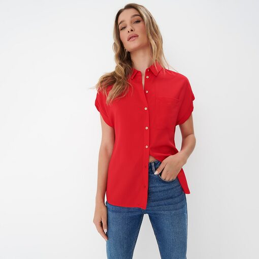 Mohito - Cămașă - Roșu-All > shirts > basic