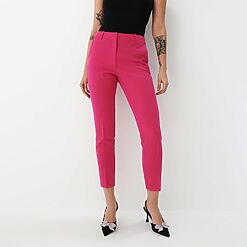 Mohito - Pantaloni țigaretă roz - Roz-All > trousers