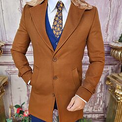 Maro cu guler detașabil de blana - PT445-Paltoane