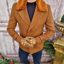 cu guler de blana - PT368-Paltoane