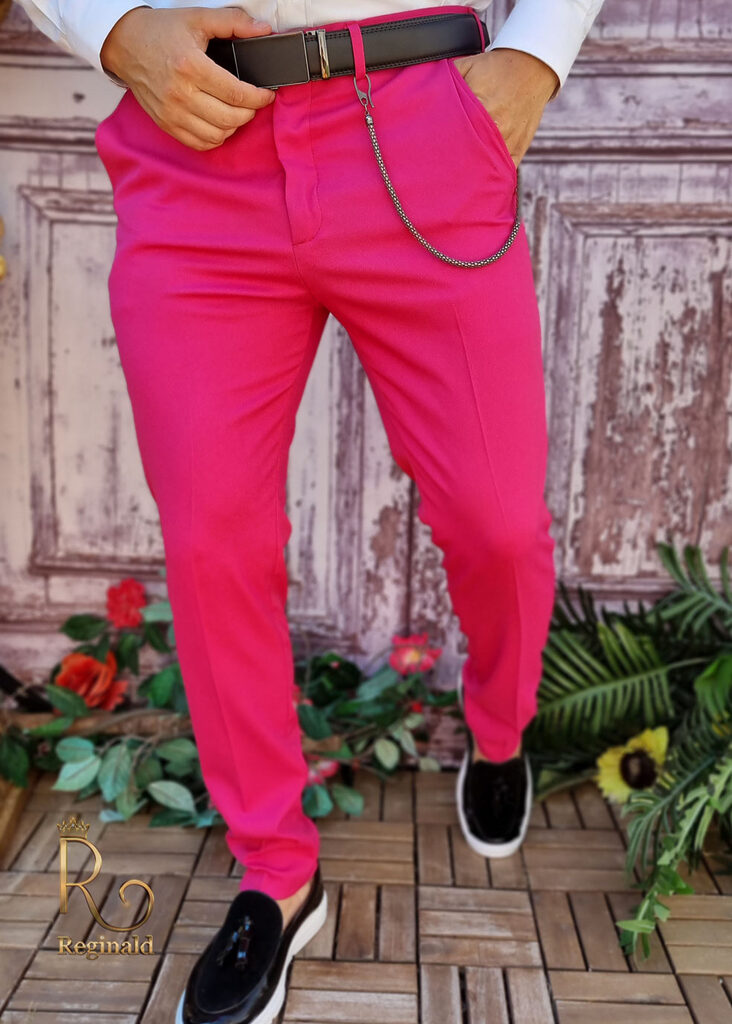 Pantaloni Fucsia de bărbați