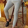 Pantaloni Slim-Fit gri deschis