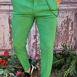 Pantaloni Verde menta de bărbați