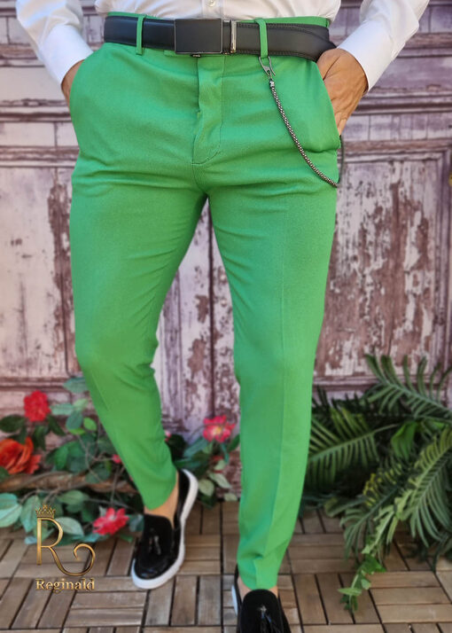 Pantaloni Verde menta de bărbați