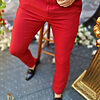 Pantaloni de barbati bordeaux