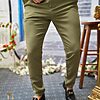 Pantaloni de barbati verde pal