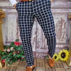 Slim Fit si Conici - PN647-Pantaloni
