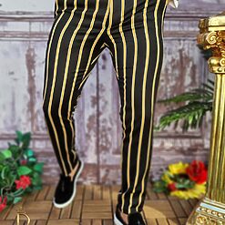 Pantaloni eleganti de barbati croiala slim fit PN615 2