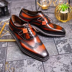 Maro patinat - P1602-Pantofi