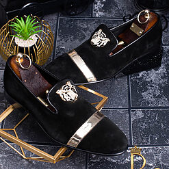 cu cap de leu auriu - P210-Pantofi