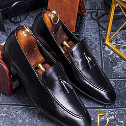 Pantofi Loafers Reginald din piele 100 P186 2