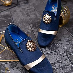 Pantofi Loafers de barbati bleumarin