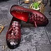 Pantofi Loafers de barbati bordo