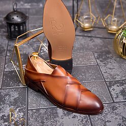 Pantofi Loafers de barbati din piele naturala Maro cu model P179 3