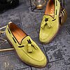 Pantofi Loafers de barbati verde deschis