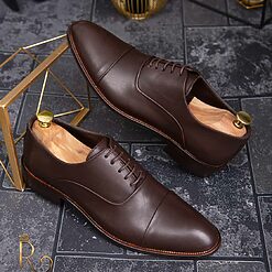 Pantofi de barbati maro din piele naturala P1290 3