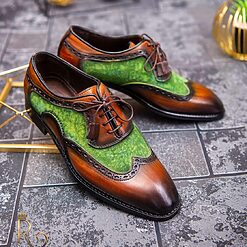 Maro Verde catifea - P1518-Pantofi