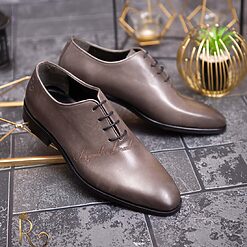 Maroniu gravat - P1564-Pantofi