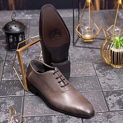 Pantofi eleganti de barbati din piele naturala Maroniu gravat P1564 2