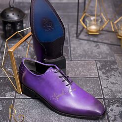 Mov gravat - P1568-Pantofi