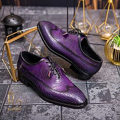 Mov gravat - P1581-Pantofi