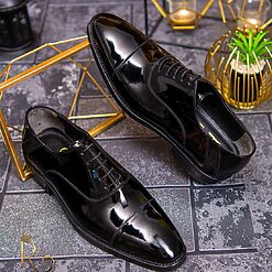 Negru lăcuit - P1559-Pantofi