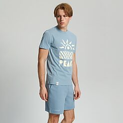 Sinsay - Pantaloni scurți cu șnur decorativ - Albastru-For him > clothes > shorts