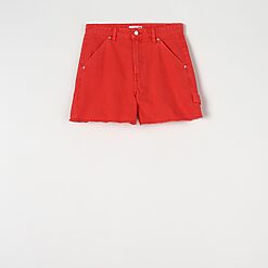 Sinsay - Pantaloni scurți din bumbac - Oranj-Collection > all > shorts