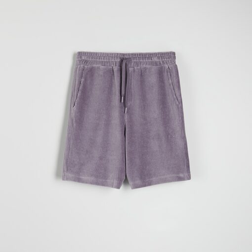 Sinsay - Pantaloni scurți din stofă - Violet-For him > clothes > shorts