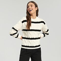Sinsay - Pulover cu model decorativ - Multicolor-Collection > all > sweaters