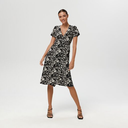 Sinsay - Rochie cu model - Negru-Collection > all > dresses