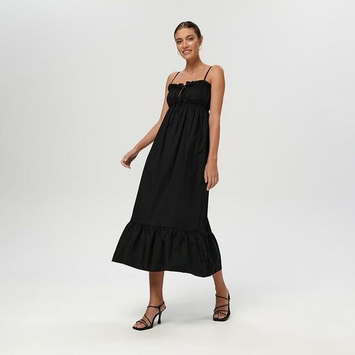 Sinsay - Rochie maxi - Negru-Collection > all > dresses