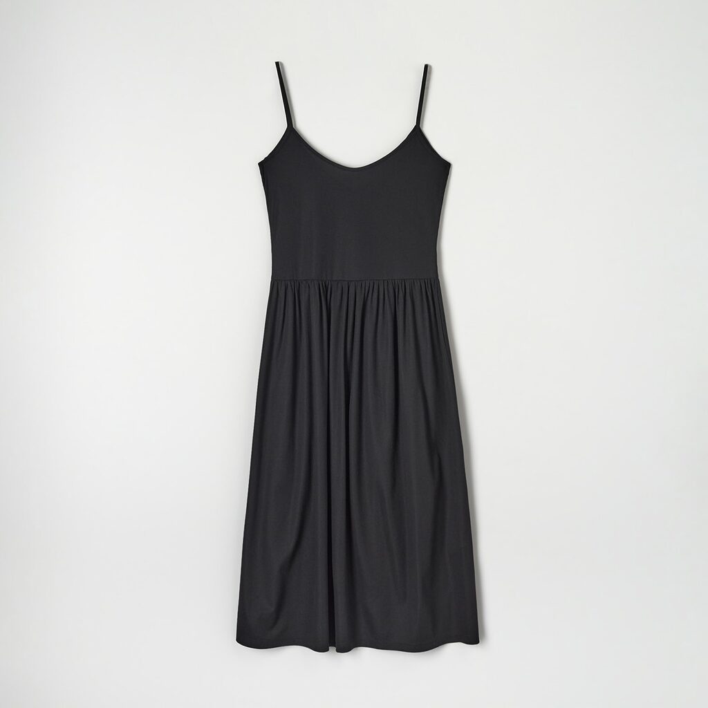 Sinsay - Rochie mini cu bretele subțiri - Negru-Collection > all > dresses