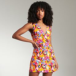Sinsay - Rochie mini cu model - Multicolor-Collection > all > dresses