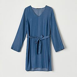 Sinsay - Rochie mini cu șnur decorativ - Turcoaz-Collection > all > dresses