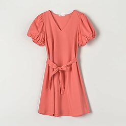 Sinsay - Rochie mini evazată - Oranj-Collection > all > dresses