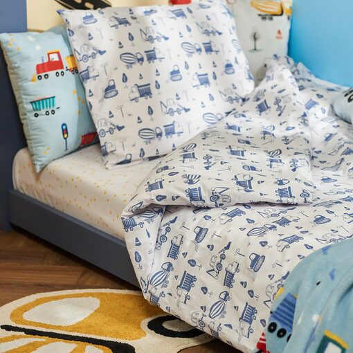 Sinsay - Set lenjerie de pat din bumbac - Bleumarin-Home > kids room > bed linen