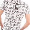 Tricou alb cu model