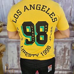 Galben cu imprimeu - TR1045-Tricouri