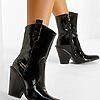 Ciocate dama Lucena negre-Botine cu toc-Ciocate dama