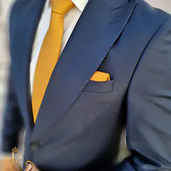 Costum de barbati bleumarin Reginald Business Edition