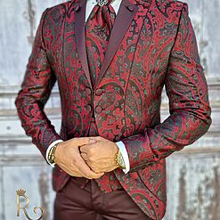 Costum de ceremonie Sacou Vesta Pantalon Cravata C1750 2