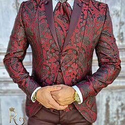 Costum de ceremonie Sacou Vesta Pantalon Cravata C1750 3