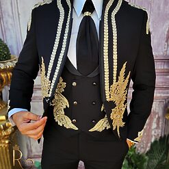 Pantalon si Cravata - C3900-Costume