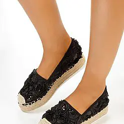 Espadrile dama Gueira negre-Espadrile Dama-Espadrile Dama