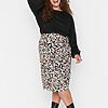 Fusta plus size Suzanna multicolora-Fuste-Fuste